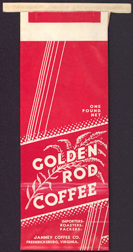 #CS330 - Group of 12 Unused Golden Rod Coffee Bags