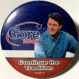 #PL389 - Al Gore 2000 Presidential Election Pin...
