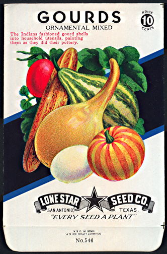#CE008 - Beautiful Gourds 10¢ Seed Pack - Nice Fall/Halloween Item - As low as 75¢ each