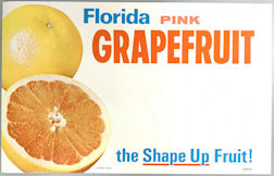 #SIGN254 - Florida Pink Grapefruit Sign