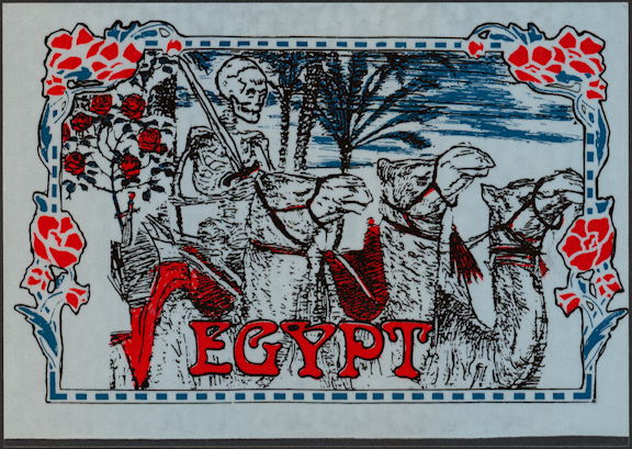 ##MUSICGD2007 - Large Grateful Dead Car Window Tour Sticker/Decal - Egypt Tour