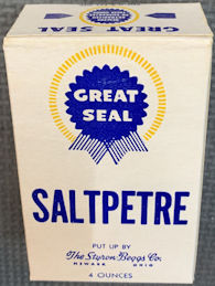 #CS603 - Full Box of Great Seal Saltpetre - Styron-Beggs Co.