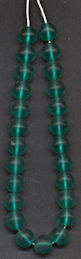 #BEADS0729 - Strand of 25 8mm Frosted Transluce...