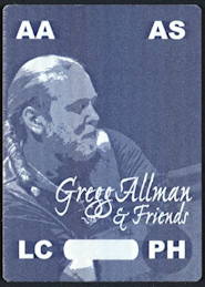 ##MUSICBP0094  - Gregg Allman OTTO  Cloth Backs...