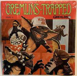 #CH438 - Sealed Gremlins Trapped Book and Phonograph Record