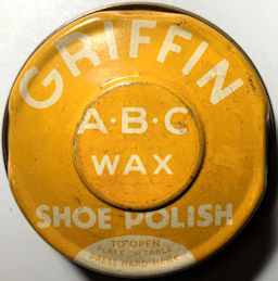 #CS562 - Griffin ABC Tan Shoe Polish Wax Tin