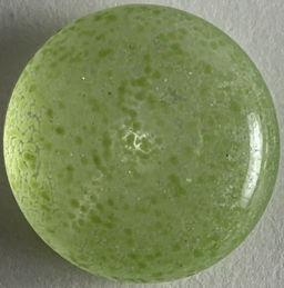 #BEADS1003 - Beautiful 18mm Transparent Cabachon Filled with Green Blobs