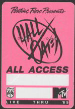 - MTV Music Related Passes