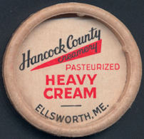 #DC164 - Hancock County Creamery Bottle Cap - Ellsworth, Maine - As Low As 12¢ each