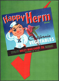 #ZLC487 - Happy Herm California Vegetables Crat...