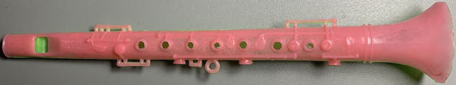 #TY897 - Brittle Hard Plastic Toy Clarinet