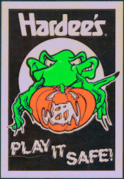 ##MUSICBP1499 - Hardee's and WEBN Radio Glow in the Dark OTTO Halloween Patch
