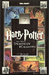 #CH626 - Pair of Large Harry Potter Walmart Poster for The Deathly Hallows