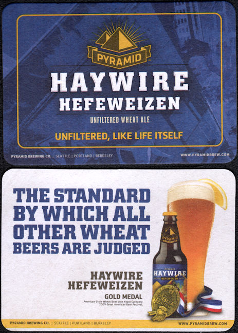 #TMSpirits106 - Pyramid Haywire Hefeweizen Beer Coaster