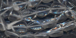 #BEADS0679 - Strand of 25 Heavy Thick Czech Tea...
