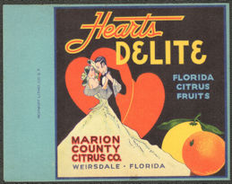#ZZZ159 - Group of 4 Hearts Delite Advertising/Calling Cards