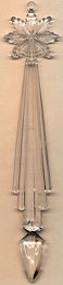 #MSH033 - Very Large Lucite Pendant - Hippies