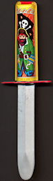 #TY078 - Captain Hook Japan Tin Litho Retracting Knife