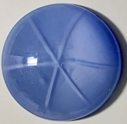 #BEADS0923 - Huge 25mm Round Glass Star Sapphire Cabochon