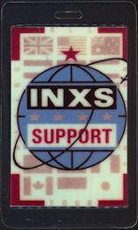 #MUSIC0356  1987-88 INXS Laminated OTTO Support Backstage Pass from the Calling All Nations World Tour