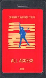 ##MUSICBP0682 - Joe Walsh OTTO Laminated All Access Backstage Pass from the 1991 Ordinary Average Tour