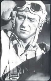 #CH657 - Oversized Trilby Postcard (Poster-Card) Pictures John Wayne in Flying Leathernecks