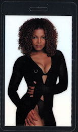 ##MUSICBP0338 - Laminated Janet Jackson All Access OTTO Backstage Pass from the 1998 Velvet Rope Tour