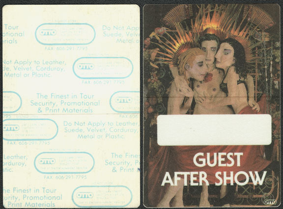 ##MUSICBP0780  - Rare Jane's Addiction OTTO Cloth Backstage Pass from the 1991 Ritual de lo Habitual Tour