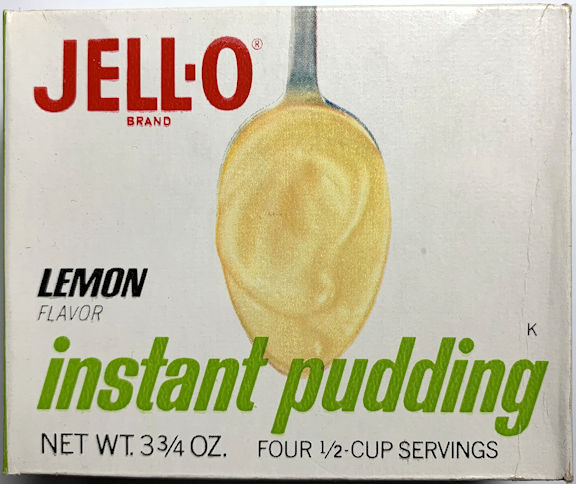 #CS499 - Full Unopened Box of Jell-O Lemon Flavor Instant Pudding