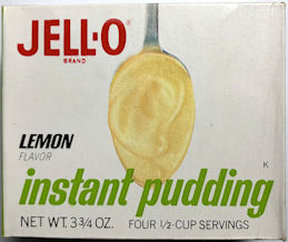 #CS499 - Full Unopened Box of Jell-O Lemon Flavor Instant Pudding