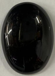 #BEADS1056 - Jet Black Scarab 16mm Glass Cabochon