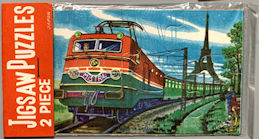 #TY859 - Two Made in Japan Puzzles in One Package - Mistral Train and Penguins