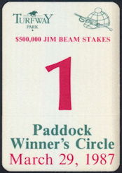 ##MUSICBP1184 - March 29, 1987 Jim Beam Stakes ...