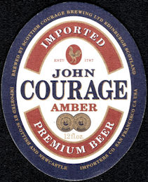 #SP092 - John Courage Amber Premium Beer Coaster