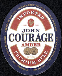 #TMSpirits092 - John Courage Amber Premium Beer Coaster