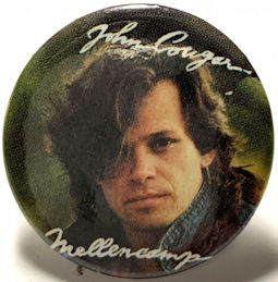 ##MUSICBG0168 - 1984 Licensed John Cougar Mellencamp Pinback Button from "Button-Up"