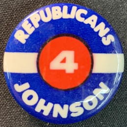 #PL486 - Republicans for Johnson - 1964 Pinback