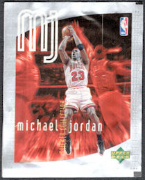 #ZZA285 - Group of 4 1998 Upper Deck MJ Michael Jordan Sticker Packs