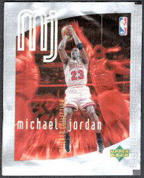 #TZCards285 - Group of 4 1998 Upper Deck MJ Michael Jordan Sticker Packs