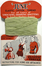 #CS532 - June Cotton Thread on Original Display Card - Great Graphics