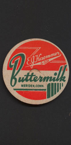 #DC153 - Uncommon Deco Design E. J. Kaemmer & Son Buttermilk Bottle Cap