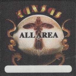 ##MUSICBP0140  - Kansas 30 Year Anniversary OTTO Cloth All Area Backstage Pass