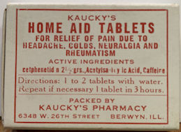 #CS490 - Kaucky's Home Aid Tablets Box
