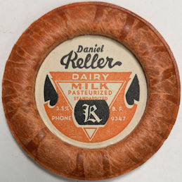 #DC277 - Daniel Keller Dairy Milk Bottle Cap - Massillon, OH