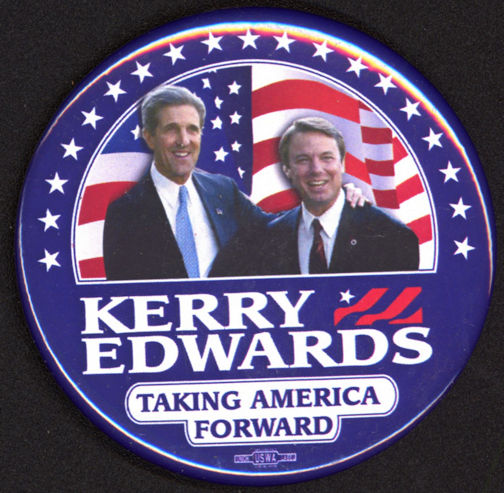 #PL295 - Large Kerry Edwards Taking America Forward Jugate