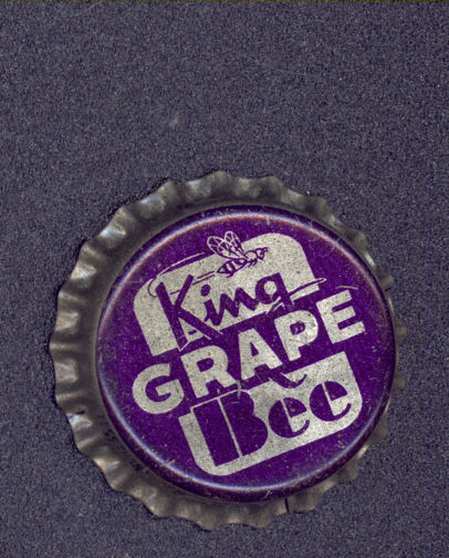 #BC106 - King Bee Grape Cork Lined Soda Cap