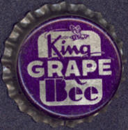 #BC106 - King Bee Grape Cork Lined Soda Cap