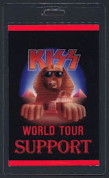 ##MUSICBP0161 - KISS Laminated All Area OTTO Backstage Pass for the 1990 Hot in the Shade Tour