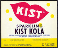 #ZLS171 - Kist Sparkling Kola Bottle Label - As low as 25¢