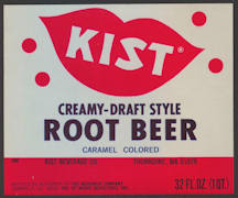 #ZLS181 - Kist Root Beer Bottle Label - As low ...